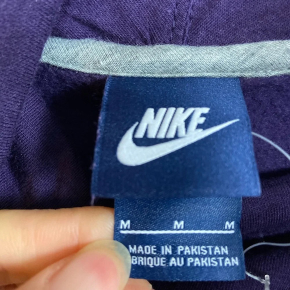 Nike Sportswear Club Fleece Funnel Neck Hoodie Sweatshirt Sz M - Picture 4 of 9